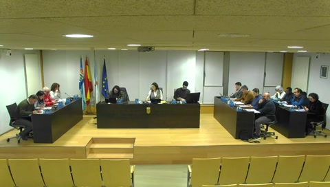 Pleno Ordinario do Concello de Burela do xoves 29 de xaneiro de 2026