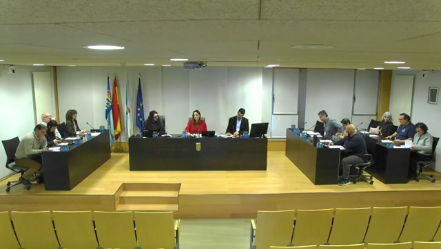 poster Pleno Extraordinario do Concello de Burela do luns 2 de marzo de 2026