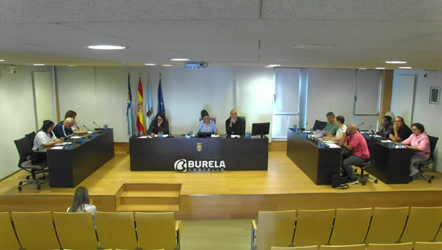 poster Pleno Extraordinario Urxente do Concello de Burela do mércores 9 de setembro de 2026