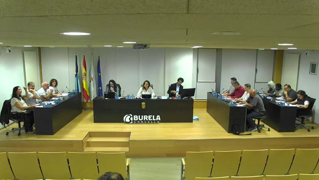 poster Pleno Ordinario do Concello de Burela do xoves 24 de setembro de 2026